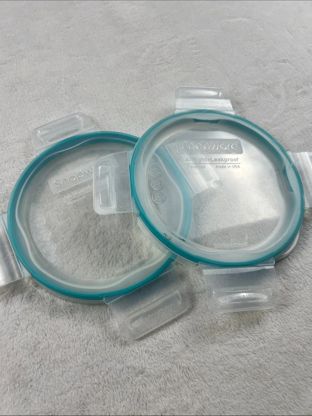 SnapWare Lid replacement for 4 cups round Compatible with Pyrex glass container